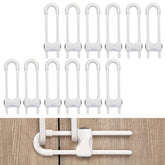 VYNZO cabinet locks with U-shape design provide secure cabinets and child safety.