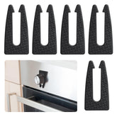 VZZNN stove knob locks pack, assembled locks securing gas stove knobs