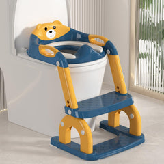 WAAYAA 2-in-1 potty seat with ladder shows quick setup for busy parents