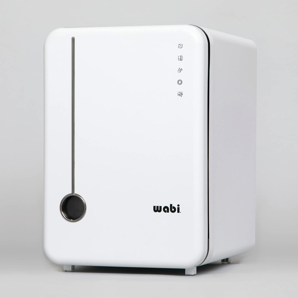 Wabi Baby UVC LED Sanitizer Ultra front view, cabinet-style for bottles and gadgets drying.