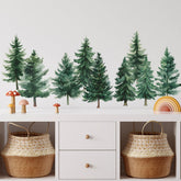 WADAKUCI large pine tree wall sticker forms a calming woodland focal point for any room.