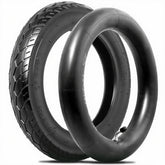 Wadoy 12.5x2.25 front tire view with rugged tread for smoother rides