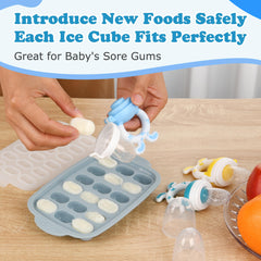 WAJIAYON baby food feeder pouch enabling safe bites during teething.