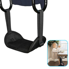 WaiNynyda baby footrest clip-on attachment provides secure fit for fast chairs and stable dining.