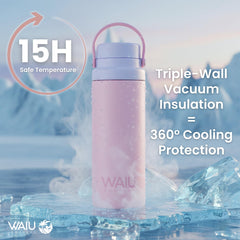 WAIU Bottles storage bottle 9oz for convenient on-the-go storage.