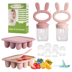 WAJIAYON breastmilk popsicle mold pink-purple 4-pack provides cool frozen portions for gentle feeding