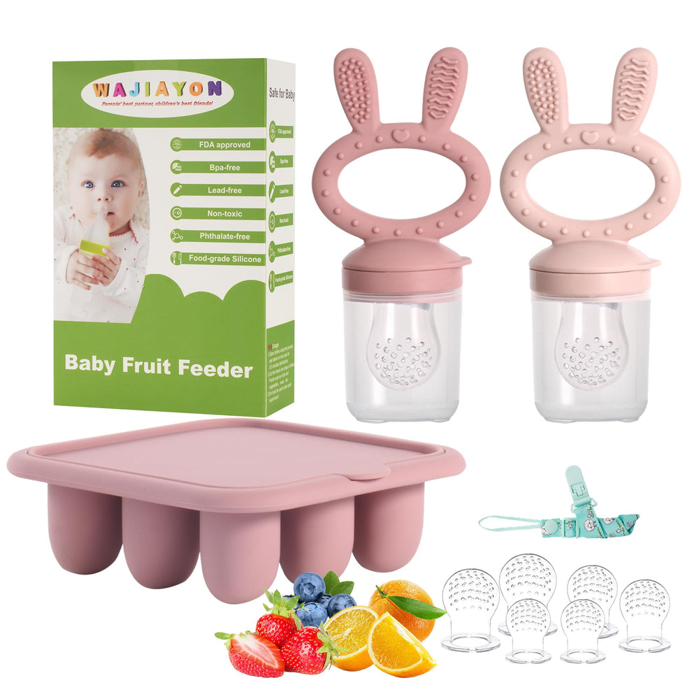 WAJIAYON Easter Bunny popsicle molds for frozen baby portions and snacks