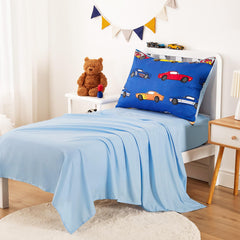Wake In Cloud brushed microfiber close-up demonstrates lightweight softness and durability.