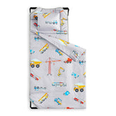 Wake In Cloud cot nap mat transport vehicles illustration supports imaginative nap-time play