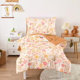 Wake In Cloud floral toddler bedding comforter with deer and flowers for cozy nights.