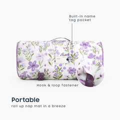 Wake In Cloud nap mat blanket with minky texture adds extra warmth and softness.