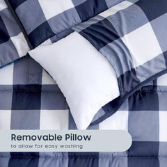 Wake In Cloud brushed microfiber fabric delivers soft durability for daily use.