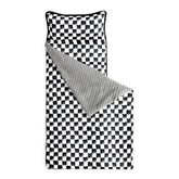 Wake In Cloud nap mat in gingham grid pattern for daycare naps