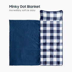 Wake In Cloud nap mat pillow built-in head support for cozy rest.