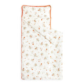 Wake In Cloud toddler nap mat with floral design ideal for cozy daycare naps.