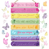 WAKOSAN Butterfly wall plaque set 1 featuring uplifting patterns for kids rooms.