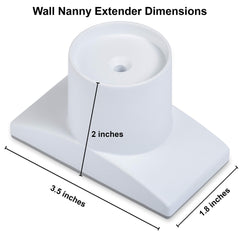 Wall Nanny Extender four-pack package displays versatile gate extension set.