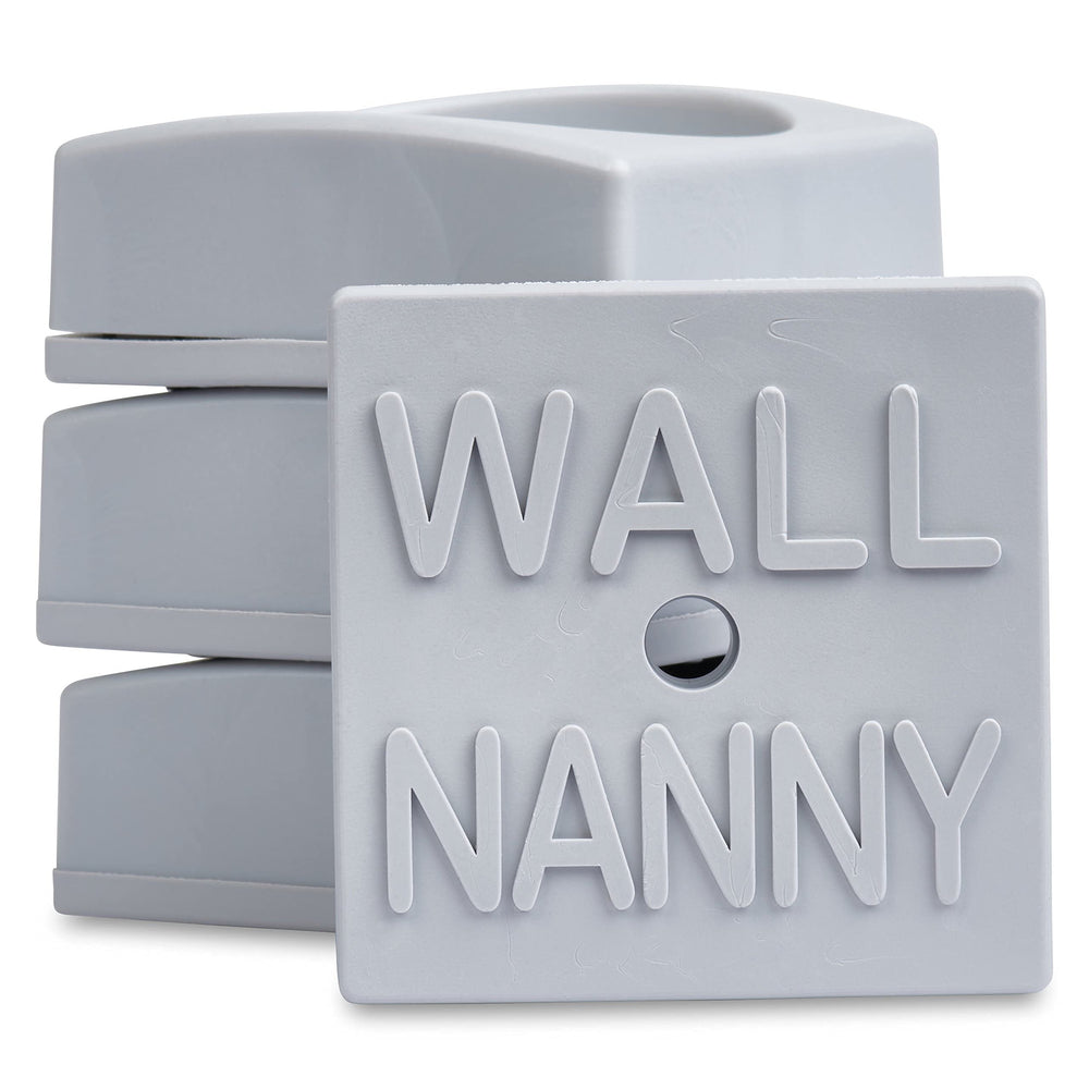 Wall Nanny Mini gray wall cup close-up showing wall protection from gates.
