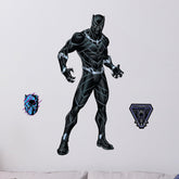 Wall Palz Marvel Black Panther 29-inch AR decal on wall for immersive Wakanda action
