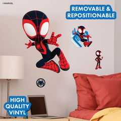 WALL PALZ Spidey peel-and-stick spin application easy repositioning