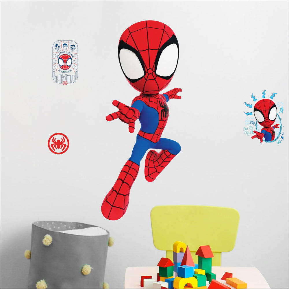WALL PALZ Marvel Spidey wall decal 27-inch hero pose for kid's room decor