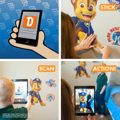 Wall Palz Peel and Stick Chase decal applies easily to painted or lightly textured walls.