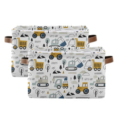 Wamika canvas storage basket with rope handles durable, easy portability for shelves