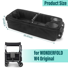 Wanyshapy W4 snack tray bottle holder keeps drinks upright on the go