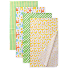 Waoot Kdet cotton flannel receiving blankets packaged set ready for gifting and travel comfort.