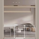 WAOWAO baby gate wide application on stairs for safe containment of kids and pets.
