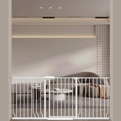 WAOWAO baby gate wide application on stairs for safe containment of kids and pets.