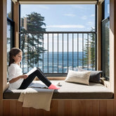 WAOWAO black window guard close-up shows kid-safe edge protection for safe play.