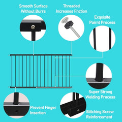 WAOWAO bolt tension adjustment highlights easy tightening to fit various windows securely.