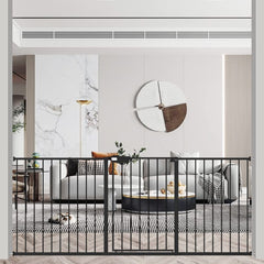 WAOWAO triple-lock baby gate extended width for stairs and doorways