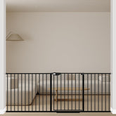 WAOWAO triple-lock gate extended width fits wide openings with secure design.