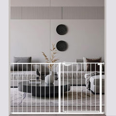 WAOWAO triple-lock gate wide highlights sturdy construction for safe entryways.