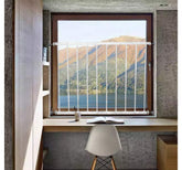 WAOWAO window guard pressure installation showing no-drill safety setup
