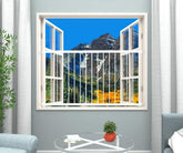 WAOWAO window safety guard demonstrates easy pressure installation without drilling
