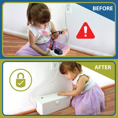 Wappa Baby side openings illustrate easy cord access for adults.