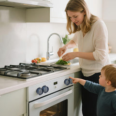 Wasachi dual-key design enables safe child protection with easy adult access.