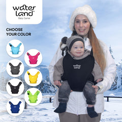 WaterLand carrier with adjustable straps provides secure support for growing babies