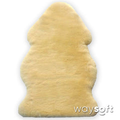 WaySoft Baby Sheepskin Rug for tummy time and cozy lounging