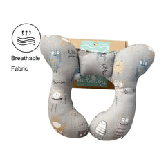 Wedfull stroller-neck-support helps keep infant aligned during strolls.