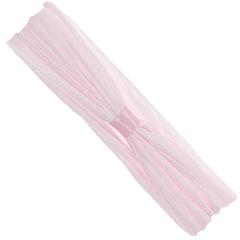 Wee Ones Add-a-Bow headband in light pink with soft stretch nylon for gentle daily wear and easy bow attachment