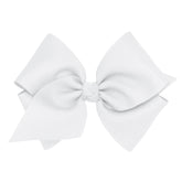 Wee Ones bow front white with knot wrap detail for timeless daily wear.