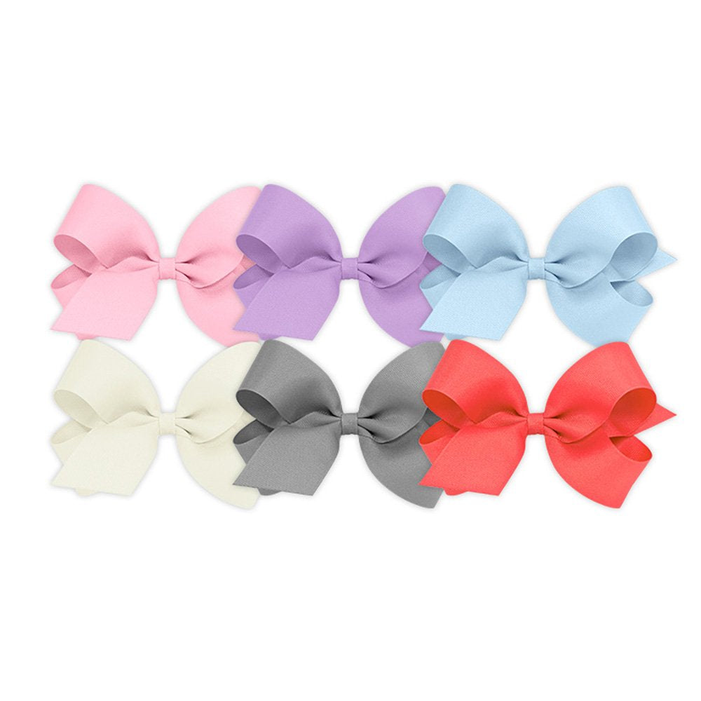 Wee Ones Bows pearl pink bow for vivid color coordination and everyday outfits.