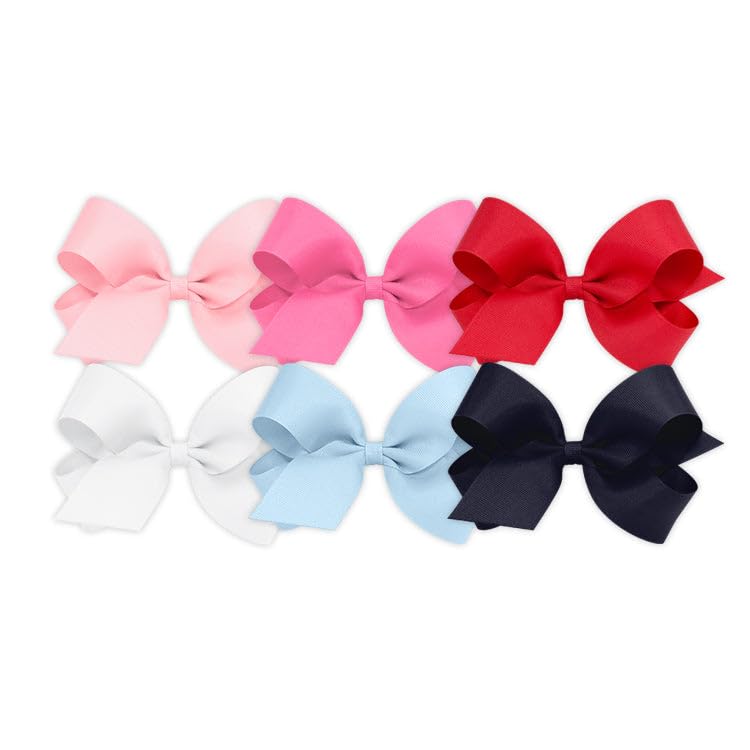 Wee Ones white bow on WeeStay clip with secure grip