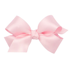 Wee Ones classic satin bow on WeeStay clip for secure all-day wear