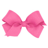 Wee Ones hot pink grosgrain bow wrap adds a vibrant touch to daily outfits