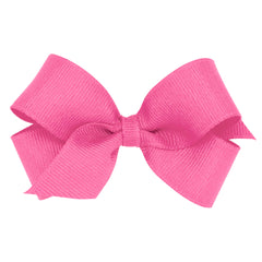 Wee Ones hot pink grosgrain bow wrap adds a vibrant touch to daily outfits